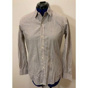 J.G. Hook - Blue & Brown Plaid Shirt - Size 10